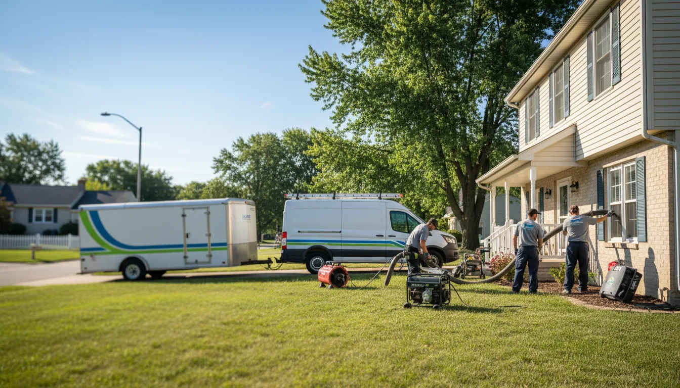 Flooded Basement Restoration And Cleanup With Repair in Hilliard, OH near me